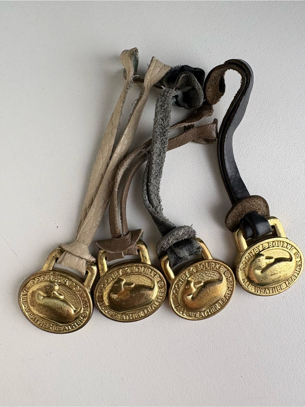 Dooney and Bourke Brass Duck Fobs bundle accessory keychain bag charm - Picture 2 of 11